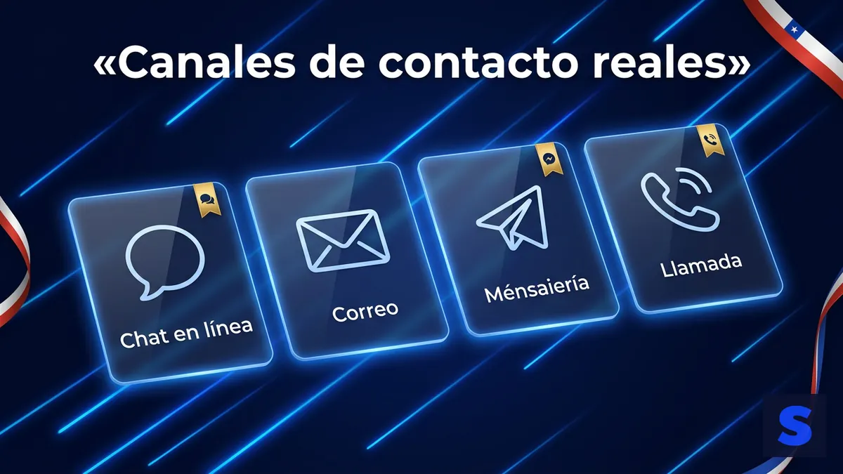 Comparación de los canales reales de soporte: chat, correo, Telegram y llamada