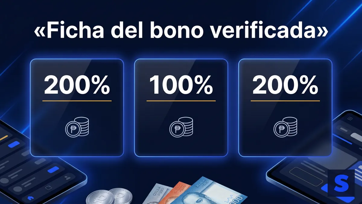 Comparación de los tramos del bono de bienvenida de Slottica Casino Chile con depósito y rollover