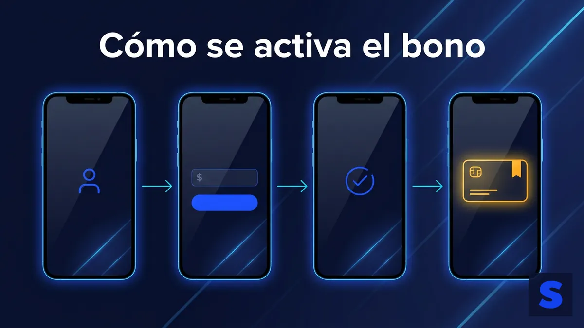 Pasos para activar el bono de bienvenida de Slottica Casino Chile en un solo depósito