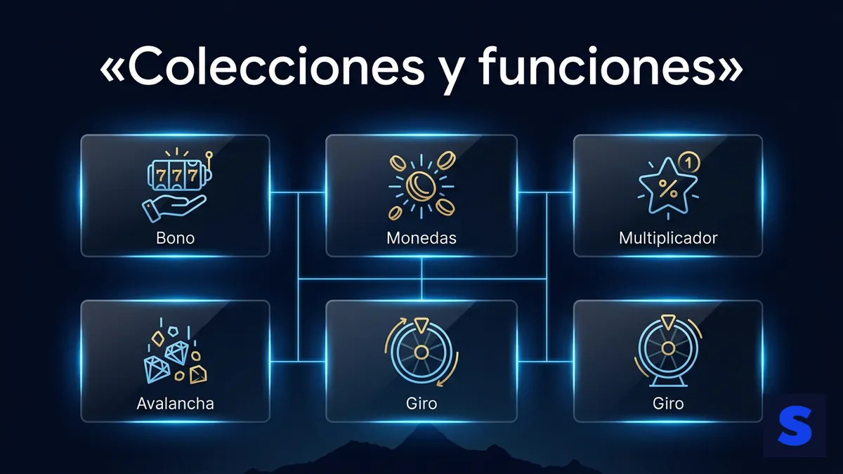 Colecciones y funciones del catálogo de tragamonedas Slottica: Bonus Buy, Hold and Win, Avalanche