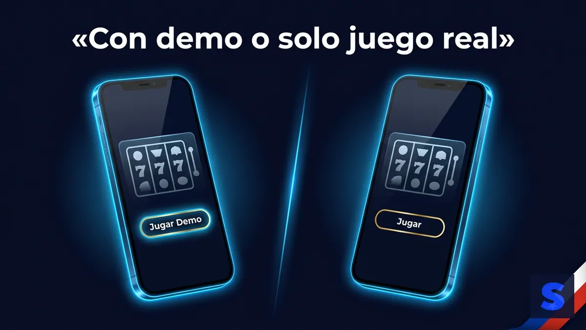 Comparación entre tragamonedas con modo Jugar Demo y juegos solo con dinero real en Slottica Chile