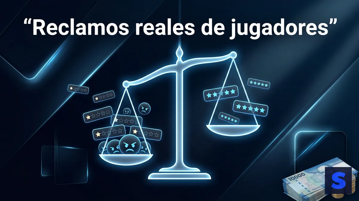 Reclamos reales de jugadores de Slottica en Trustpilot y reclamos.cl, evaluados en balance